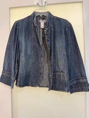 TINT Brand - Women's Denim jJacket with Military-inspired Details